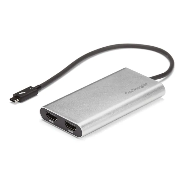 ADAPTADOR VIDEO THUNDERBOLT 3 A A DOBLE HDMI 4K60 MAC Y WIN