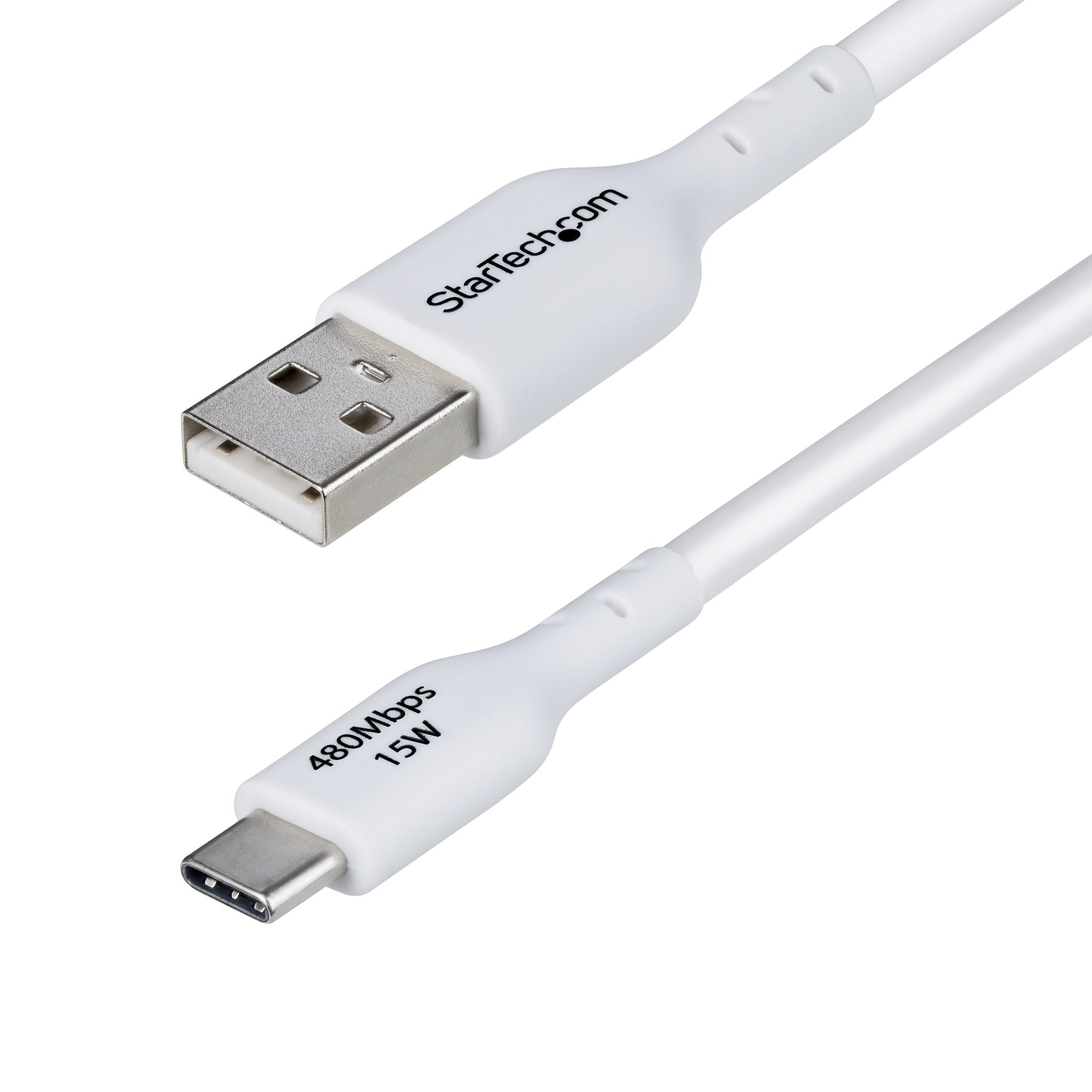 CABLE CARGADOR USB-A A USB-C 3M USB-A A USB TIPO C - BLANCO