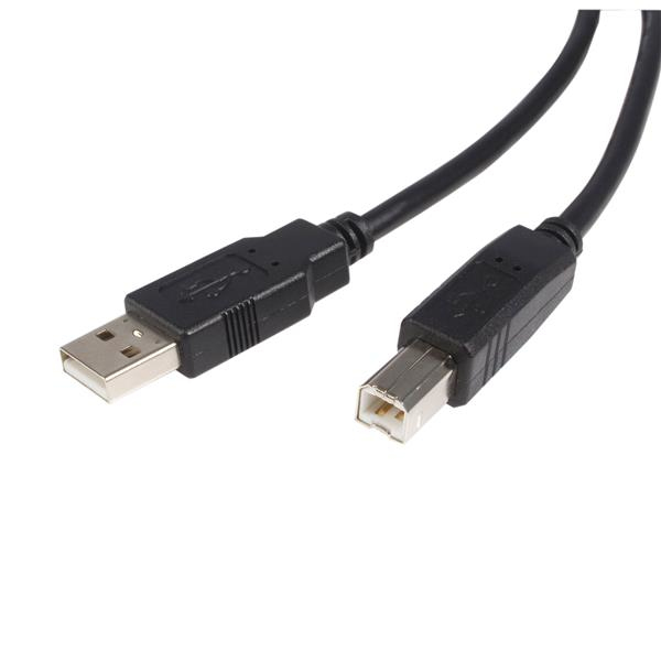 CABLE USB 2.0 CERTIFICADO 3M A MACHO A B MACHO PARA IMPRESORA.