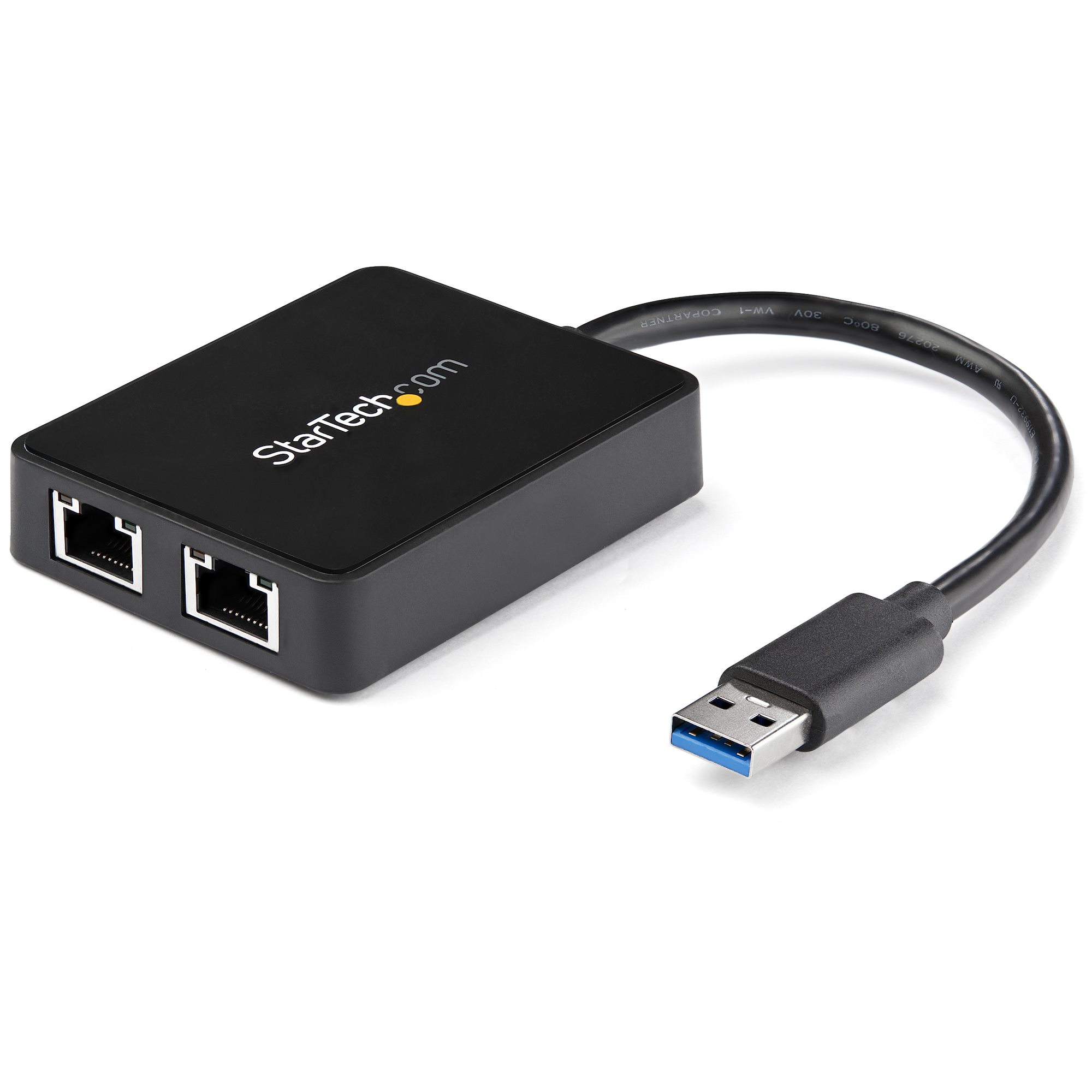 TARJETA ETHERNET 2 PUERTOS RJ45 EXTERNA USB 3.0 CON 1X USB A