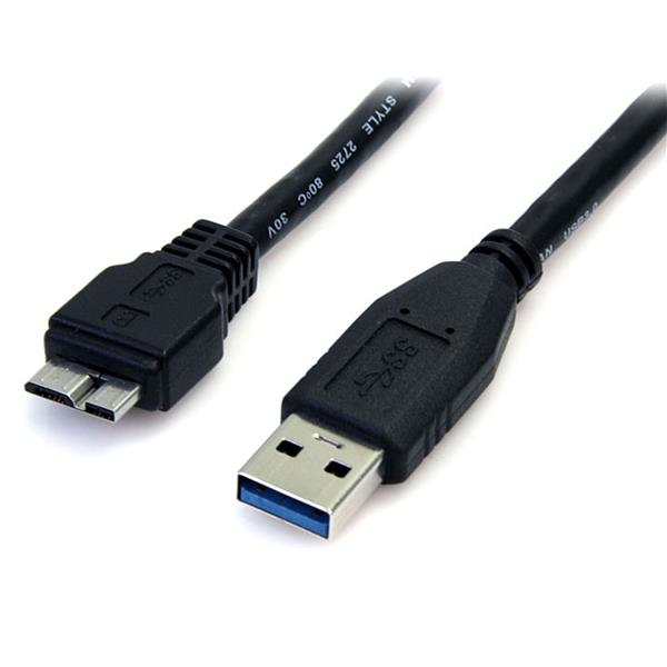 CABLE 50CM USB 3.0 MICRO USB B A USB A MACHO A MACHO .