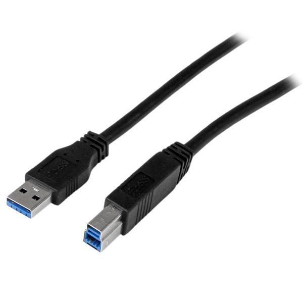 CABLE 2M USB 3.0 USB B MACHO A USB A MACHO CERTIFICADO SS .