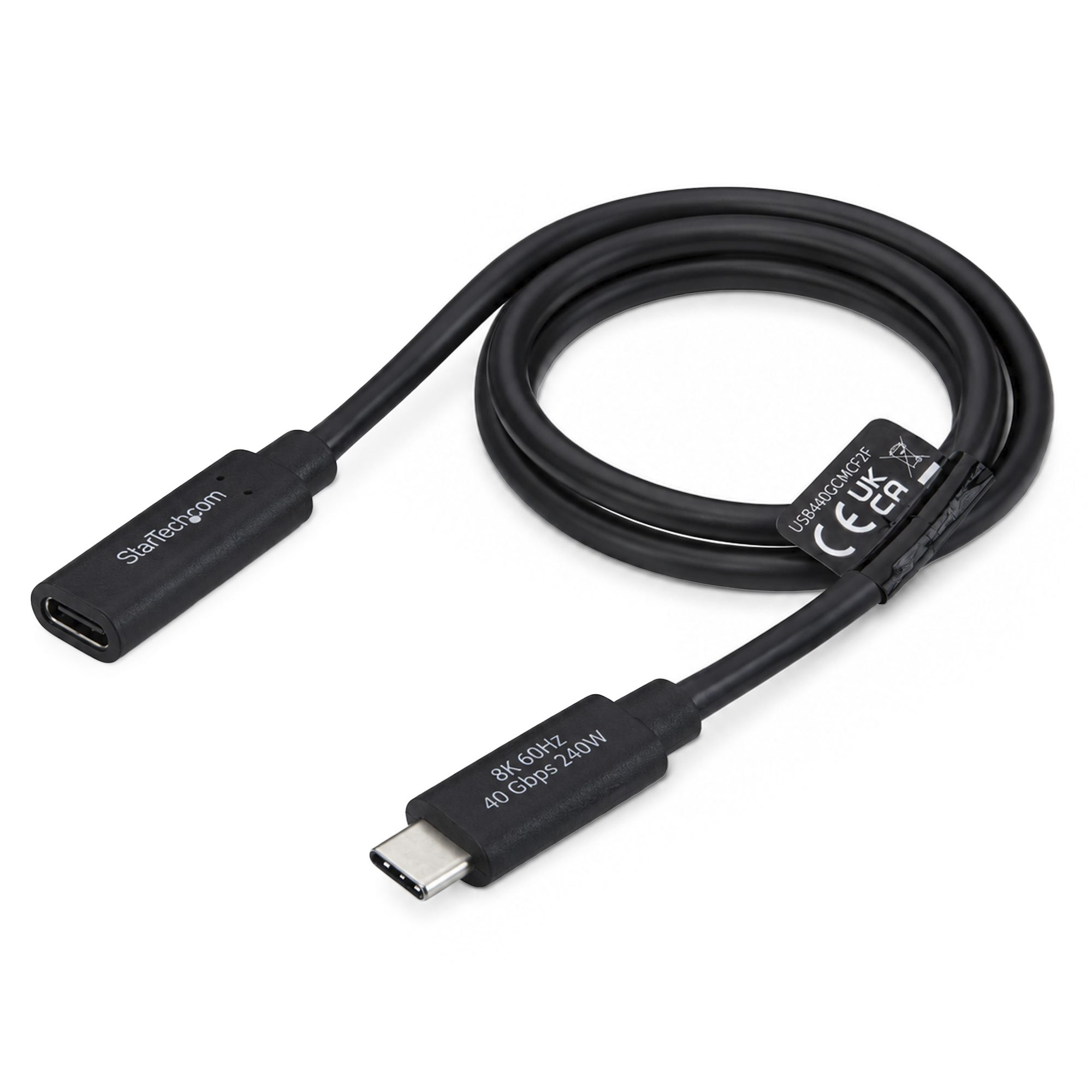 CABLE EXTENSOR USB4 USB-C 61CM - 40GBPS 240W 8K60HZ