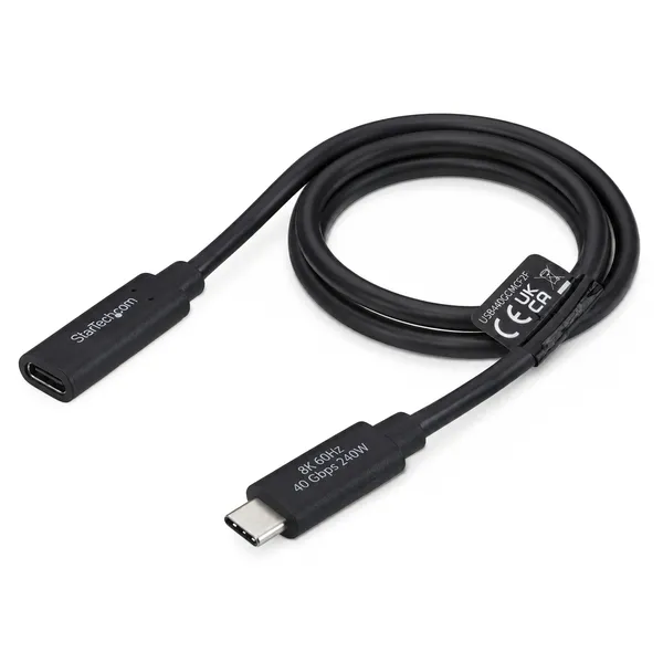 CABLE EXTENSOR USB4 USB-C 61CM - 40GBPS 240W 8K60HZ