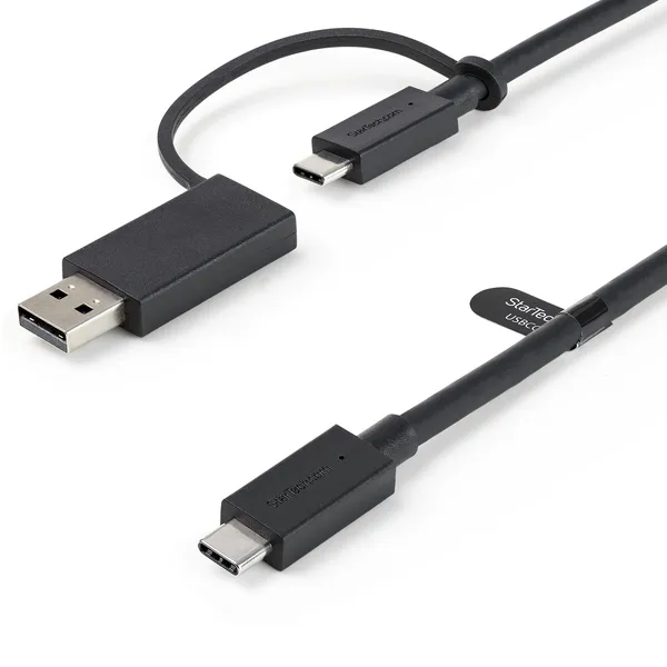 CABLE USB TIPO C DE 1M CON ADA PTADOR USB A PARA DOCKS HOBRIDAS