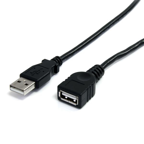 CABLE 0.9M EXTENSION ALARGADOR USB 2.0 MACHO A HEMBRA USB A