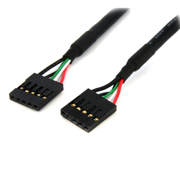 CABLE 60CM EXTENSION IDC 5PIN CONEXION A PLACA MADRE USB H A H
