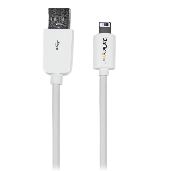 CABLE 15CM LIGHTNING APPLE A USB BLANCO PARA IPHONE