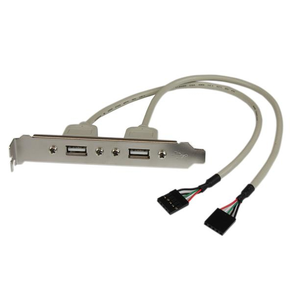 ADAPTADOR BRACKET PLACA USB A 2 PUERTOS