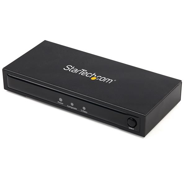 CONVERSOR DE VIDEO COMPUESTO O S-VIDEO A HDMI CON AUDIO - 720P