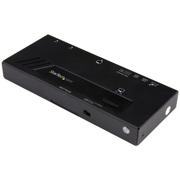SWITCH AUTOMATICO HDMI 2 PUERTOS CONMUTADO RAPIDO 4K