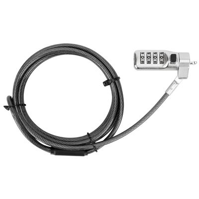 CANDADO DE SEGURIDAD DEFCON T-BAR COMPACTO SERIALIZADO NEGRO