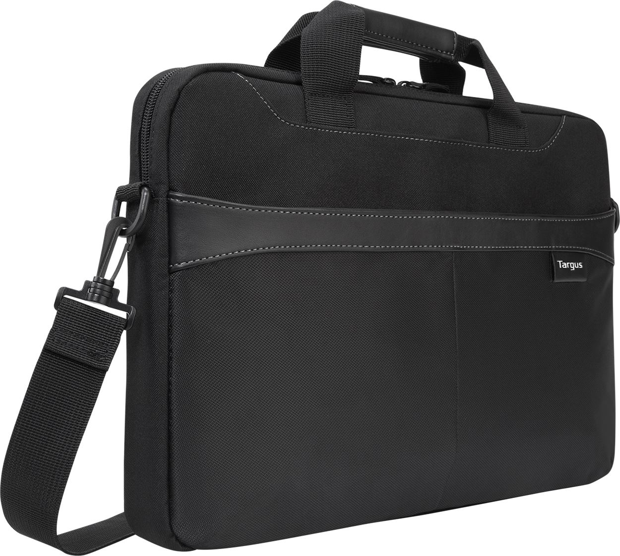 15.6IN BUSINESS CASUAL SLIM BRIEFCASE BLACK