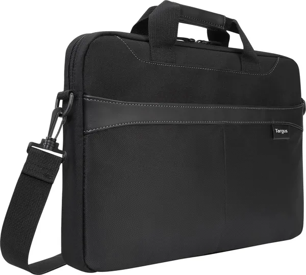 15.6IN BUSINESS CASUAL SLIM BRIEFCASE BLACK