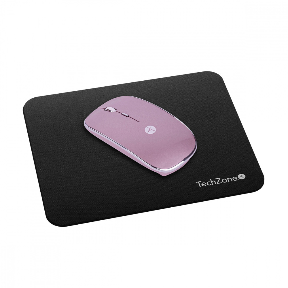 PINK RECHARGEABLE SLIVE MOUSE W ITH TYPE C AND USB A NANO RECEIVER