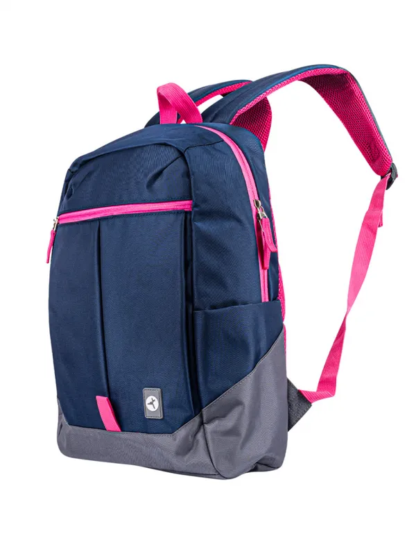 RAINBOW BLUE WITH PINK BACKPACK WITH SPACE FOR LAPTOP AND TABLET