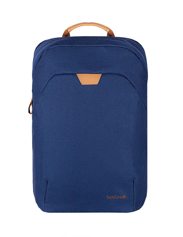 15.6 IN TECHZONE ECHO HERO BACK PACK OF RECYCLED MATERIALS BLUE