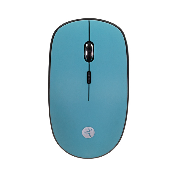 MOUSE TECHZONE TZMOUINA02 TERRA RUBBER AZUL INALMBRICO 1200