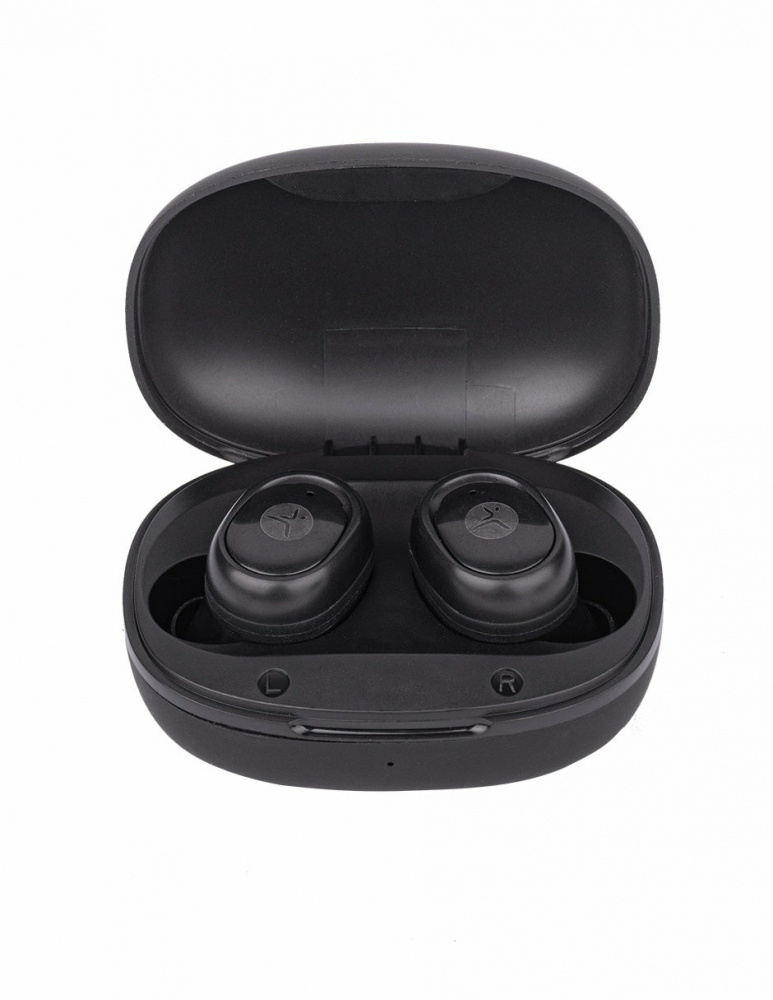 AUDIFONOS TWS BT CON CONTROLES P GESTIONAR MUSICA LLAMADAS NEGRO