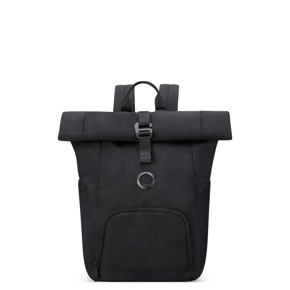 DELSEY BACKPACK CITYPAK 15.6 PU LG. NEGRA ROLLTOP