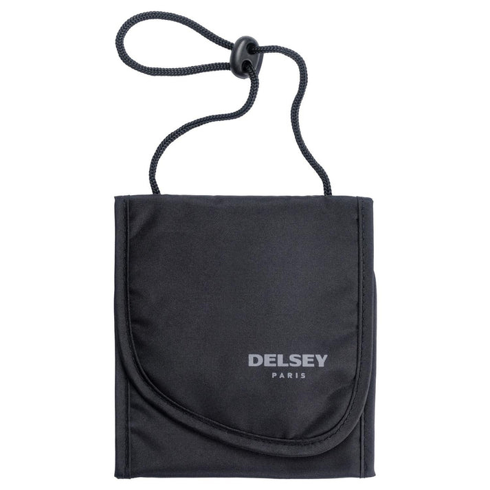 DELSEY BOLSO DE SEGURIDAD NEGRO DOCUMENTOS AL CUELLO