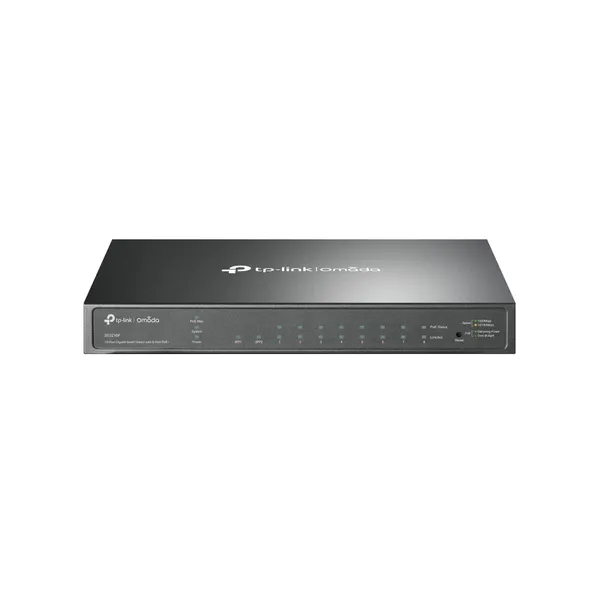 SWITCH SMART GIGABIT POE DE 8 PUERTOS CON 2 RANURAS SFP