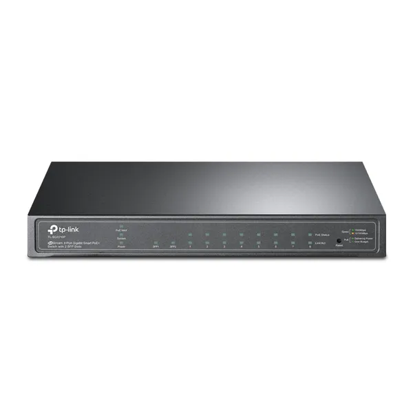 SWITCH SMART GIGABIT POE DE 8 PUERTOS CON 2 RANURAS SFP