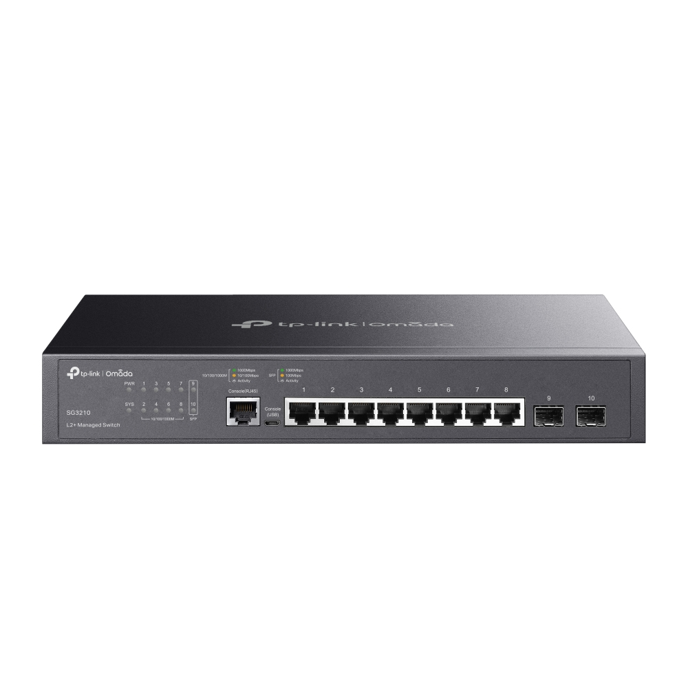 JETSTREAM 8-PORT GIGABIT L2 M ANAGED SWITCH WITH 2 SFP SLOTS