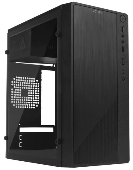 GABINETE ACTECK COMPACTO MINI TORRE KIOTO GC220 / MAX MB M-ATX /