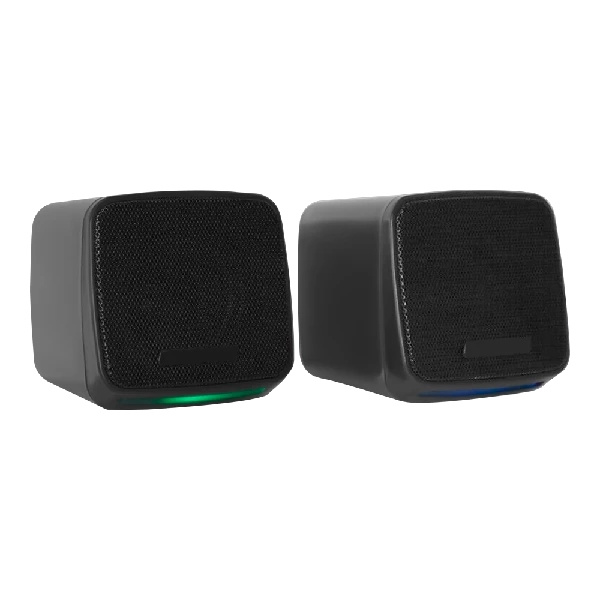 BOCINAS ACTECK ELANT CUBE AS430 2.0 6W NEGRO