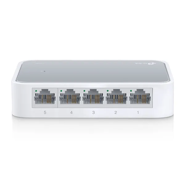 SWITCH DE ESCRITORIO CON 5PTOS ETHERNET SIN ADMINISTRACION