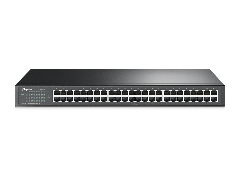 SWITCH DE 48 PUERTOS ETHERNET PARA RACK SIN ADMINISTRACION