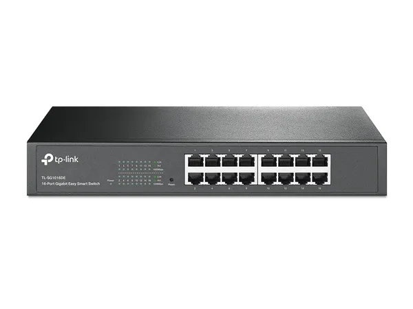 TP-LINK SWITCH NO ADMINISTRABLE DE 16 PUERTOS GIGABIT EASY SMART