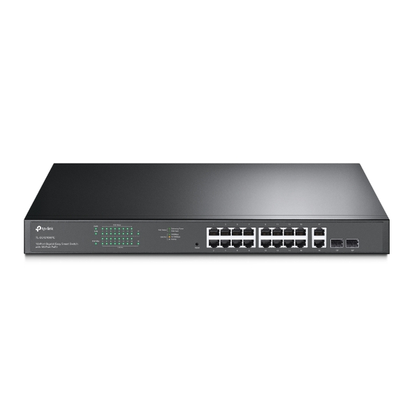 16-PORT GIGABIT POE EASY SMART SWITCH 16 GIGABIT RJ45 PORTS 2 S