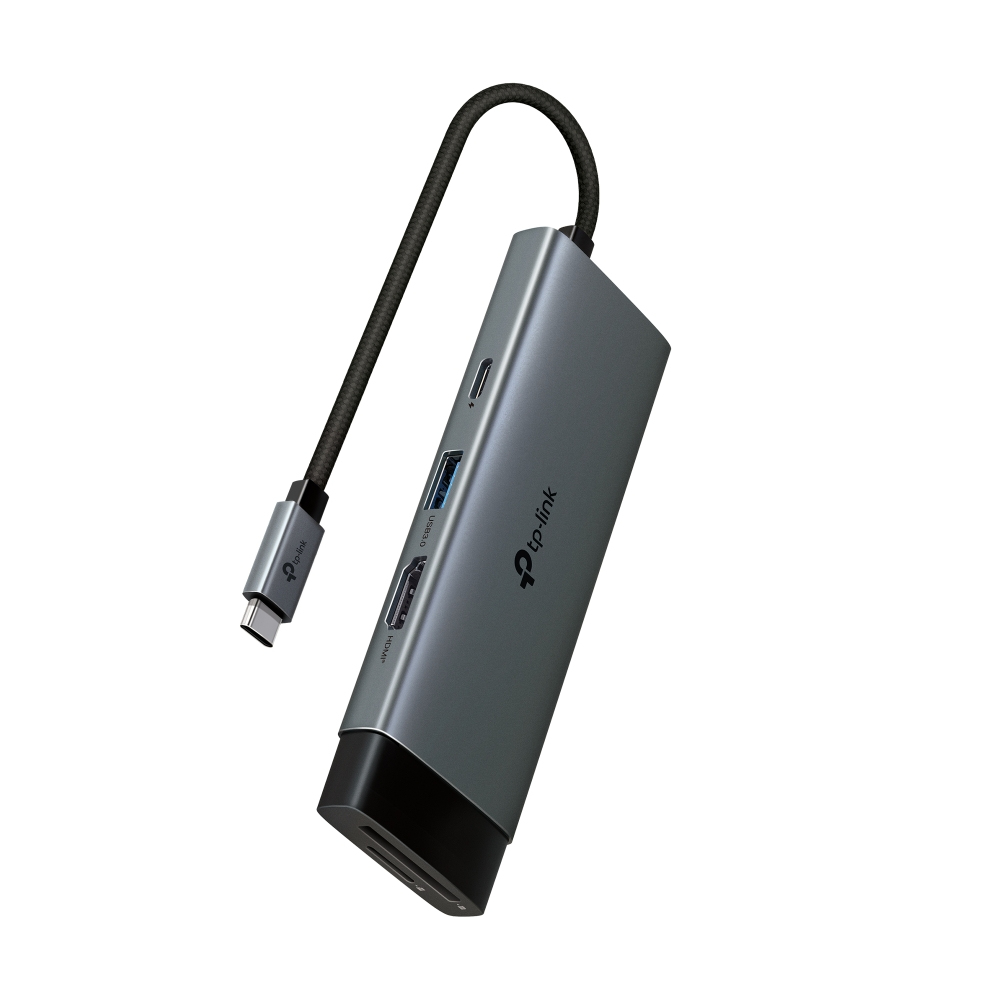 USB TYPE-C 7-PORT HUB 1XUSB-C 1XHDMI 1XUSBC PD 3XUSB-A