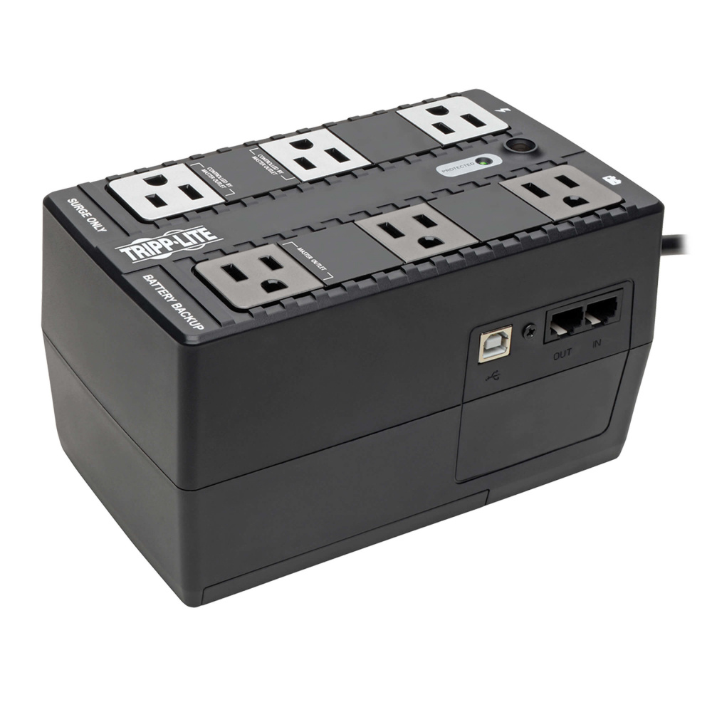 NOBREAK TRIPPLITE 350 VA PUERT USB 6 CONTACT RJ-11 PARA LNNEA TEL