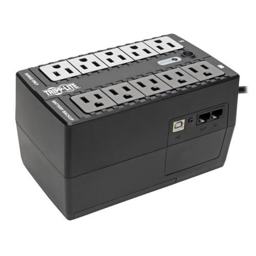 NOBREAK TRIPPLITE 550 VA PUERT USB 8 CONTACT LINEA TELEFONICA RJ-1