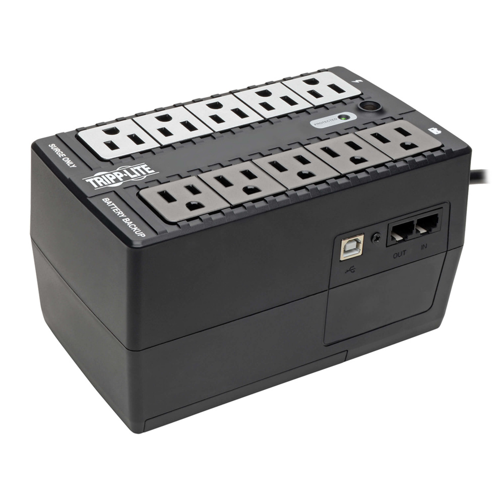NOBREAK TRIPPLITE 600 VA 8 CONTACTOS PUERTO US RJ11 PARA LINEA