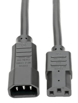 CABLE DE EXTENSION USO PESADO C14/C13 15A 14AWG 1.83M