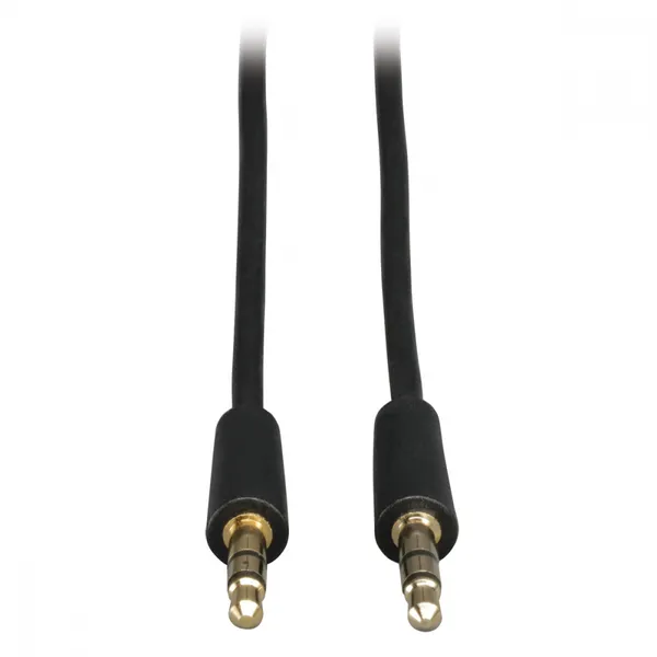 CABLE AUDIO ESTEREO MINI 3.5MM PARA BOCINAS Y AUDIOFONOS M/M 15.2